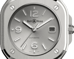 reloj bell & ross br 05 grey steel BR05A-GR-ST/SST