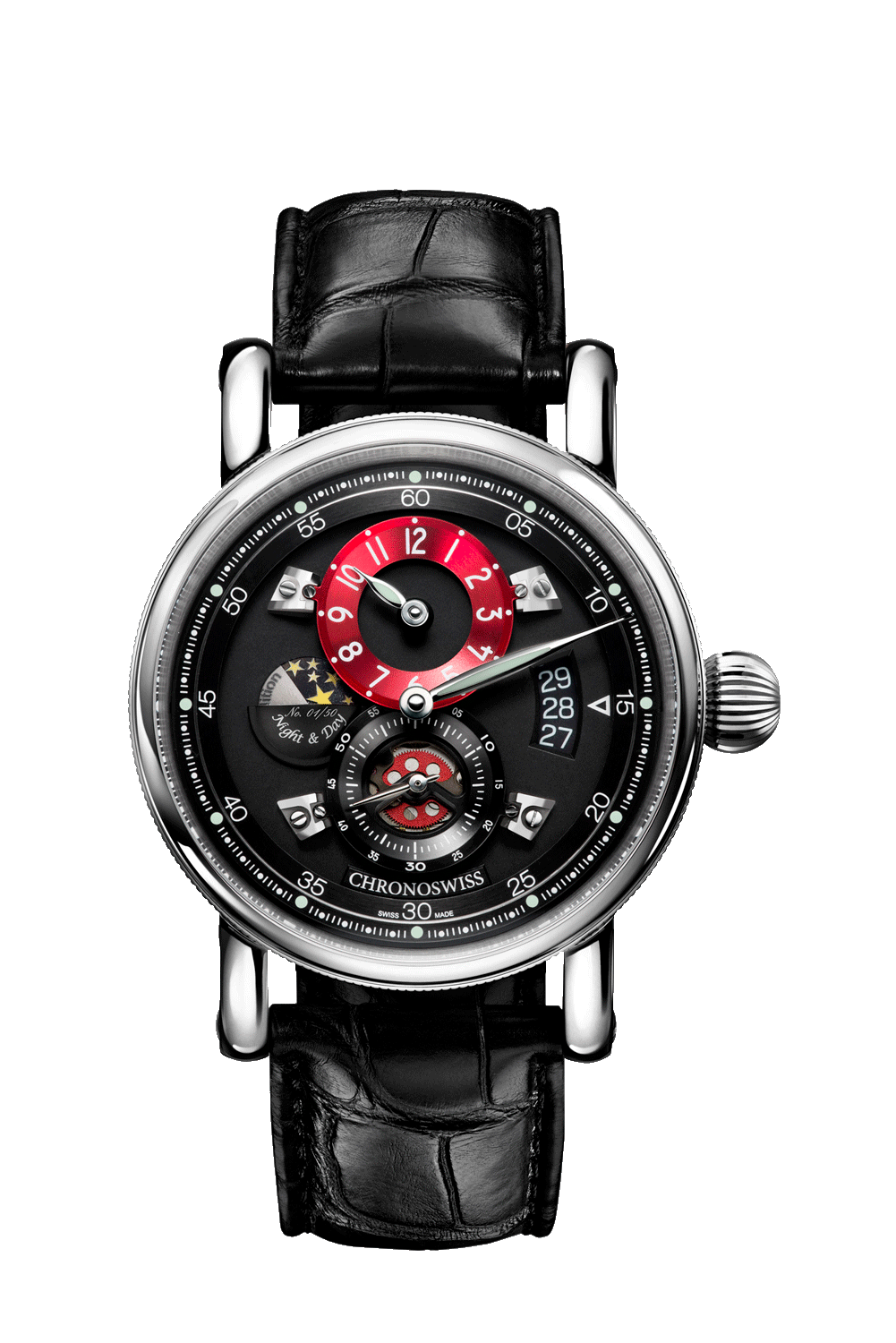 reloj chronoswiss flying regulator night and day CH-8763-BKRE