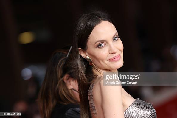 ROME, ITALY - OCTOBER 24: Angelina Jolie attends the red carpet of the movie 