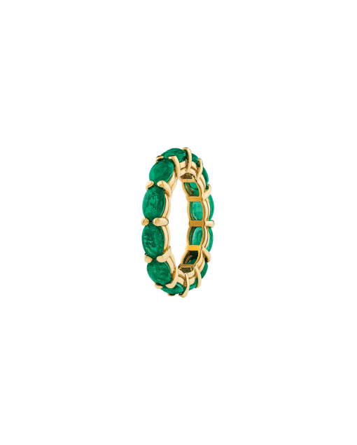anillo peyrelongue de esmeraldas con oro amarillo