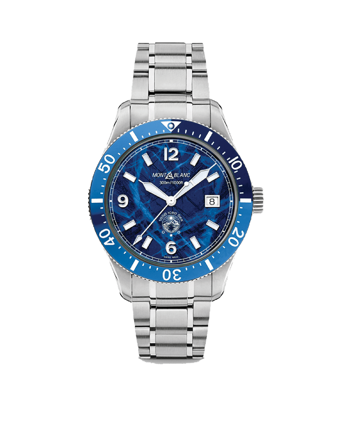 reloj para hombre montblanc 1858 iced sea automatic date