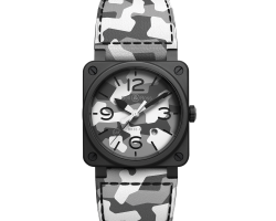Reloj para hombre bell and ross br03-92 white cammo