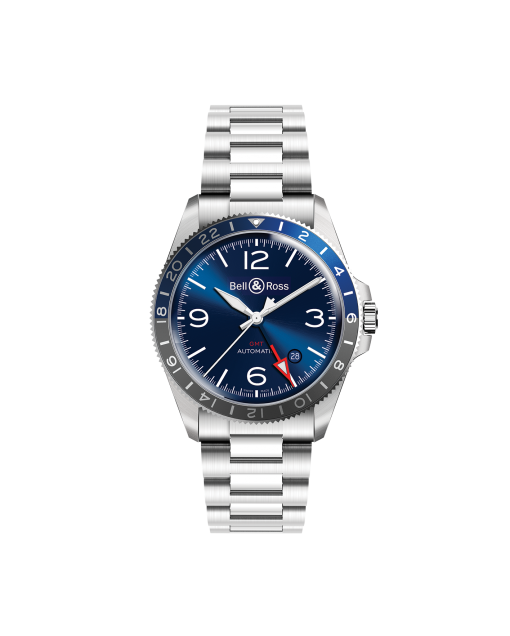 reloj bell and ross brv293 gmt blue brv293-blu-st-sst