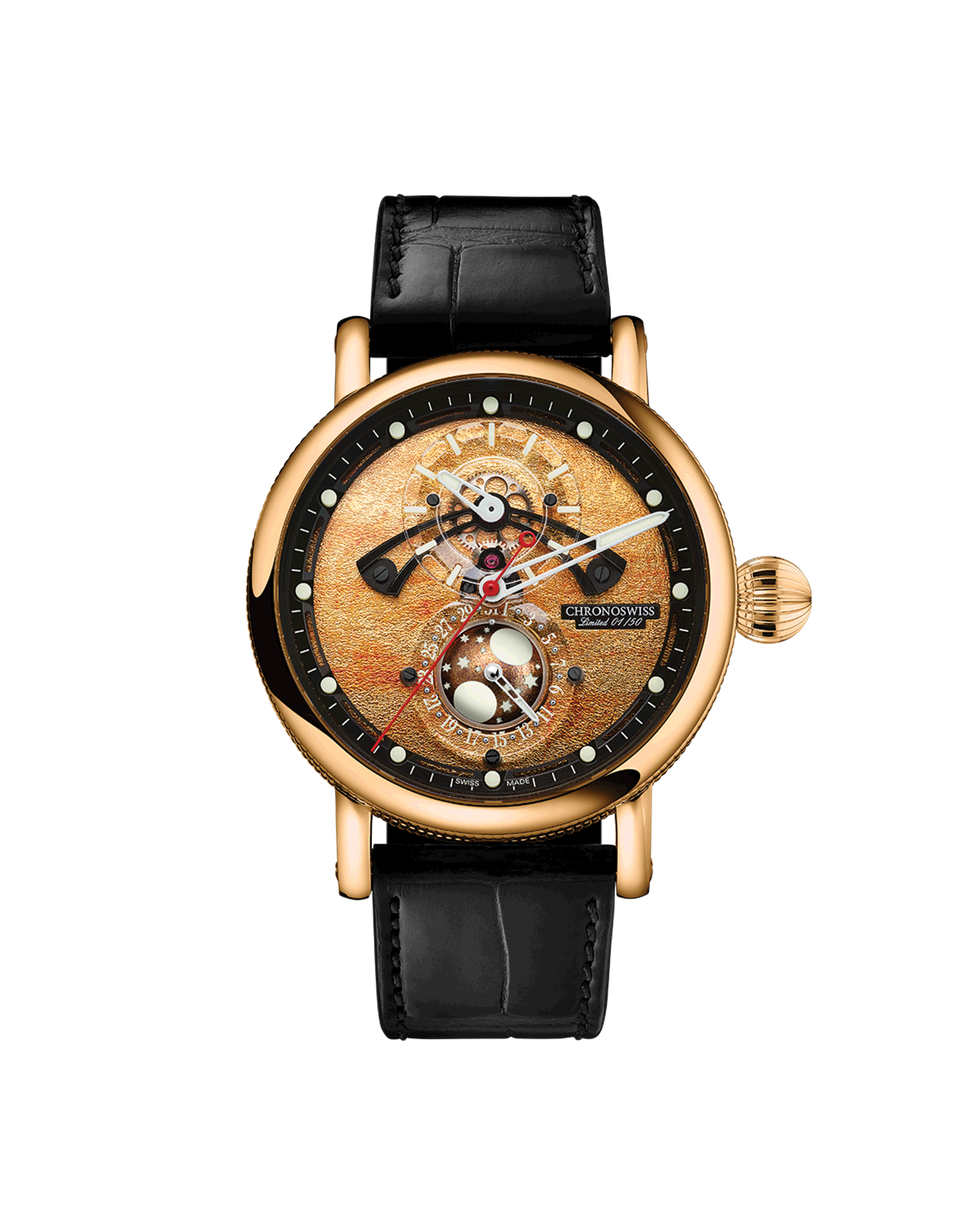 reloj chronoswiss space time jupiter gold ch-9341.2-cubk