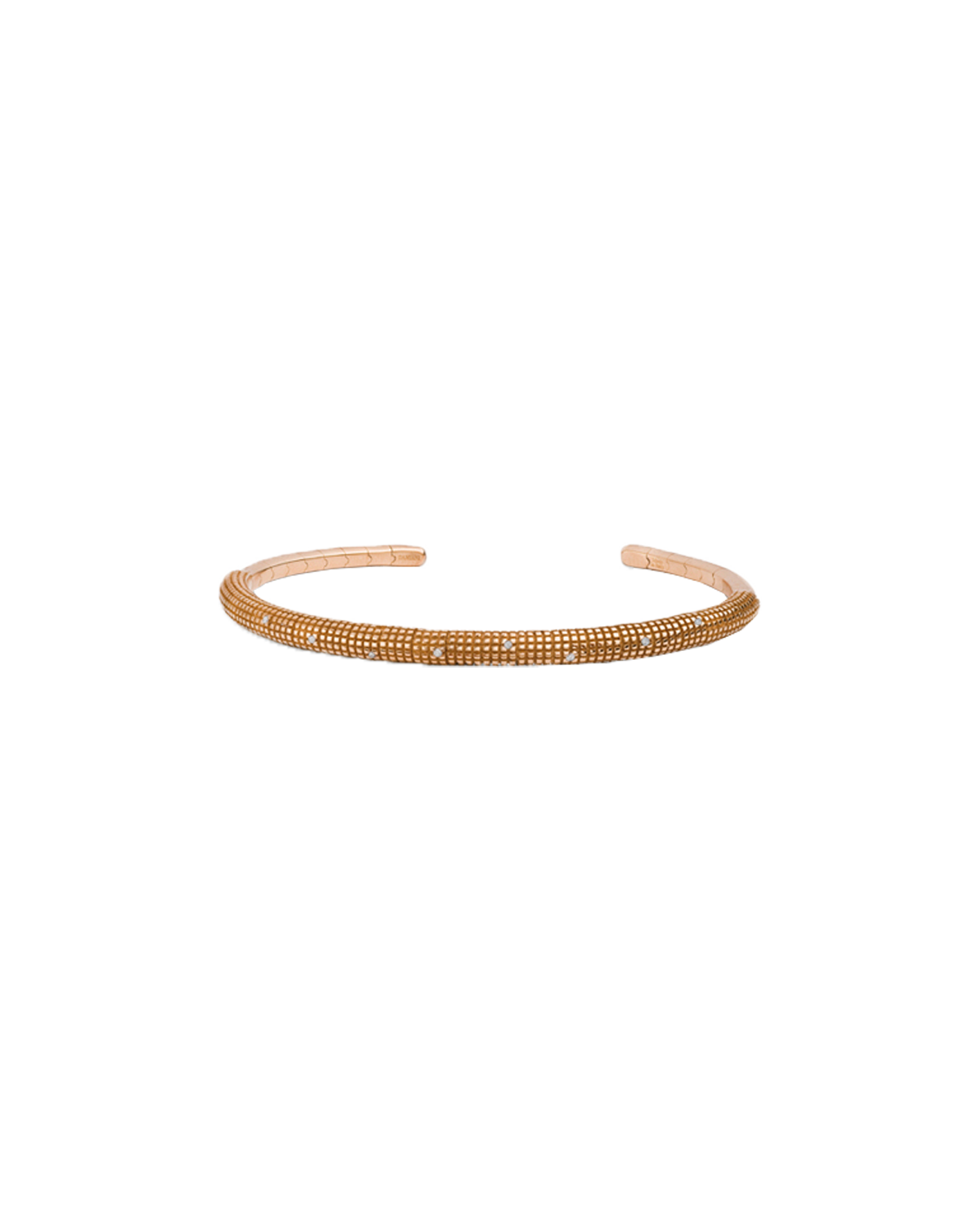 brazalete damiani metropolitan oro rosa 20062174