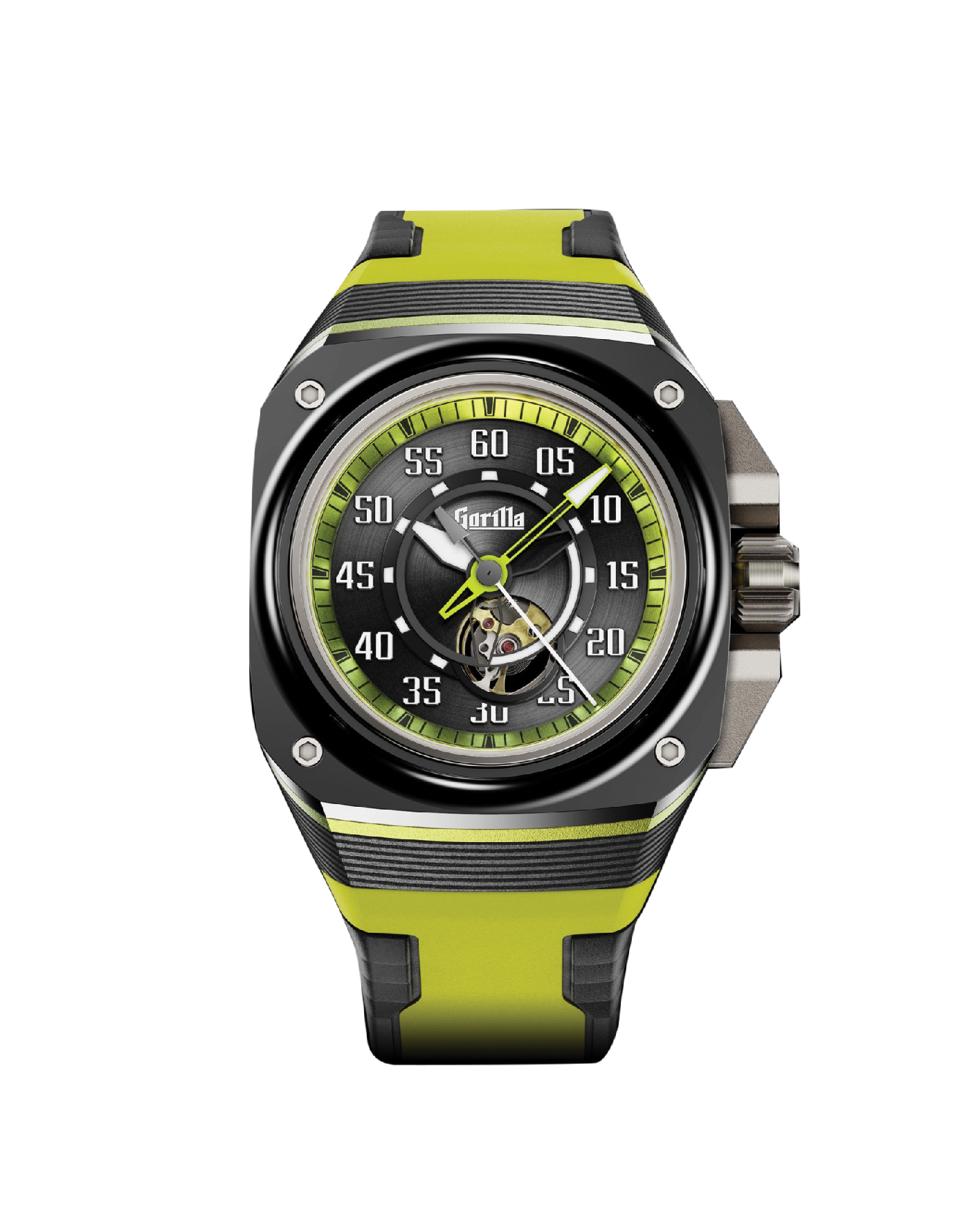 reloj gorilla fastback gt acid green fby21.0