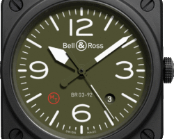 reloj bell & ross br03-92 military type BR0392-MIL-CE