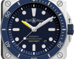 reloj bell & ross br0-92 diver blue BR0392-D-BU-ST/SRB