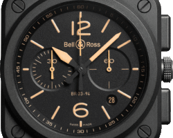 reloj bell & ross br03-94 heritage ceramic BR0394-HERI-CE