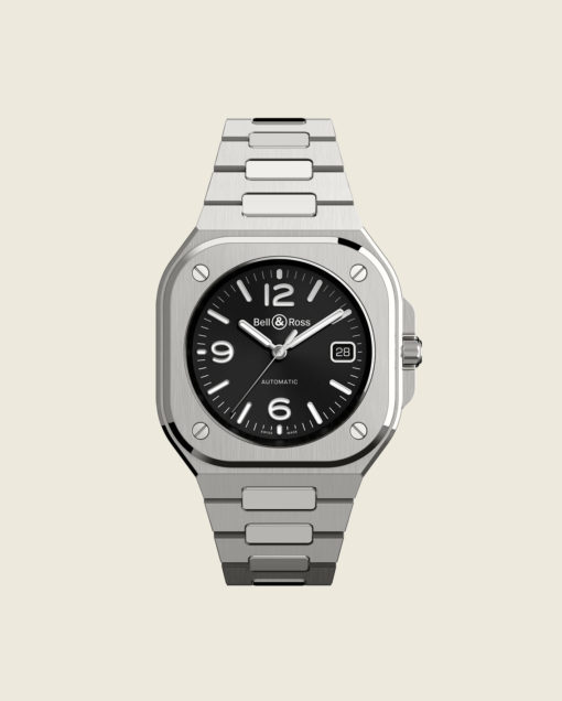 reloj bell & ross br 05 black steel BR05A-BL-ST/SST