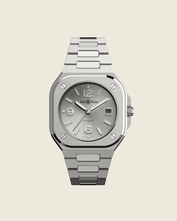 reloj bell & ross br 05 grey steel BR05A-GR-ST/SST