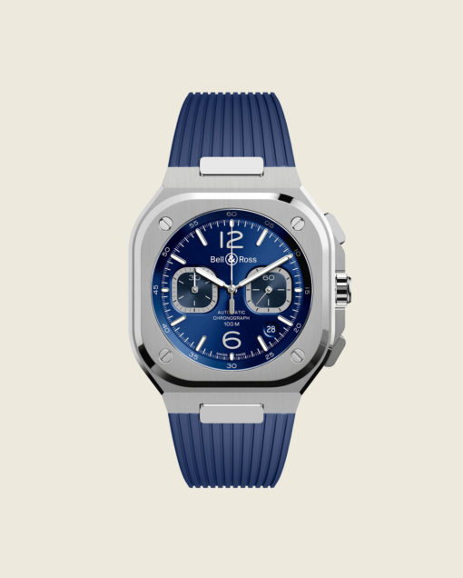 reloj bell & ross br05 chrono blue steel BR05C-BU-ST/SRB