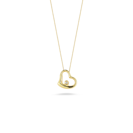 collar roberto coin tiny treasures gold heart