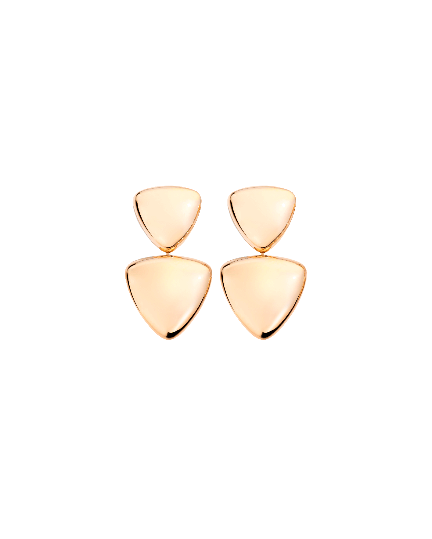 Aretes Freccia de oro rosa Vhernier