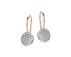 aretes bigli mini sweety con diamantes