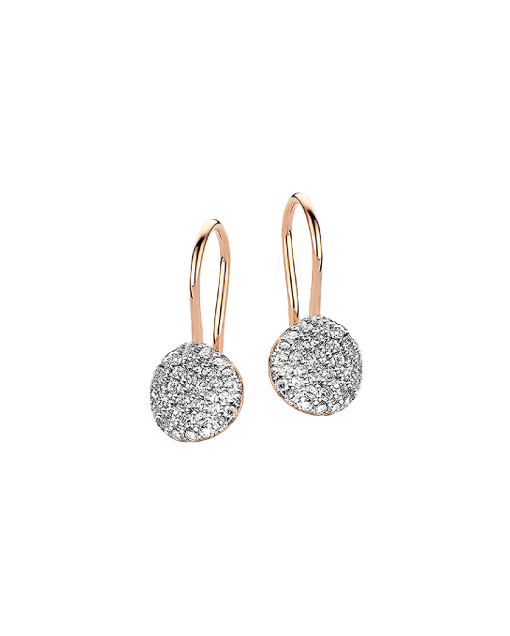 aretes bigli mini sweety con diamantes