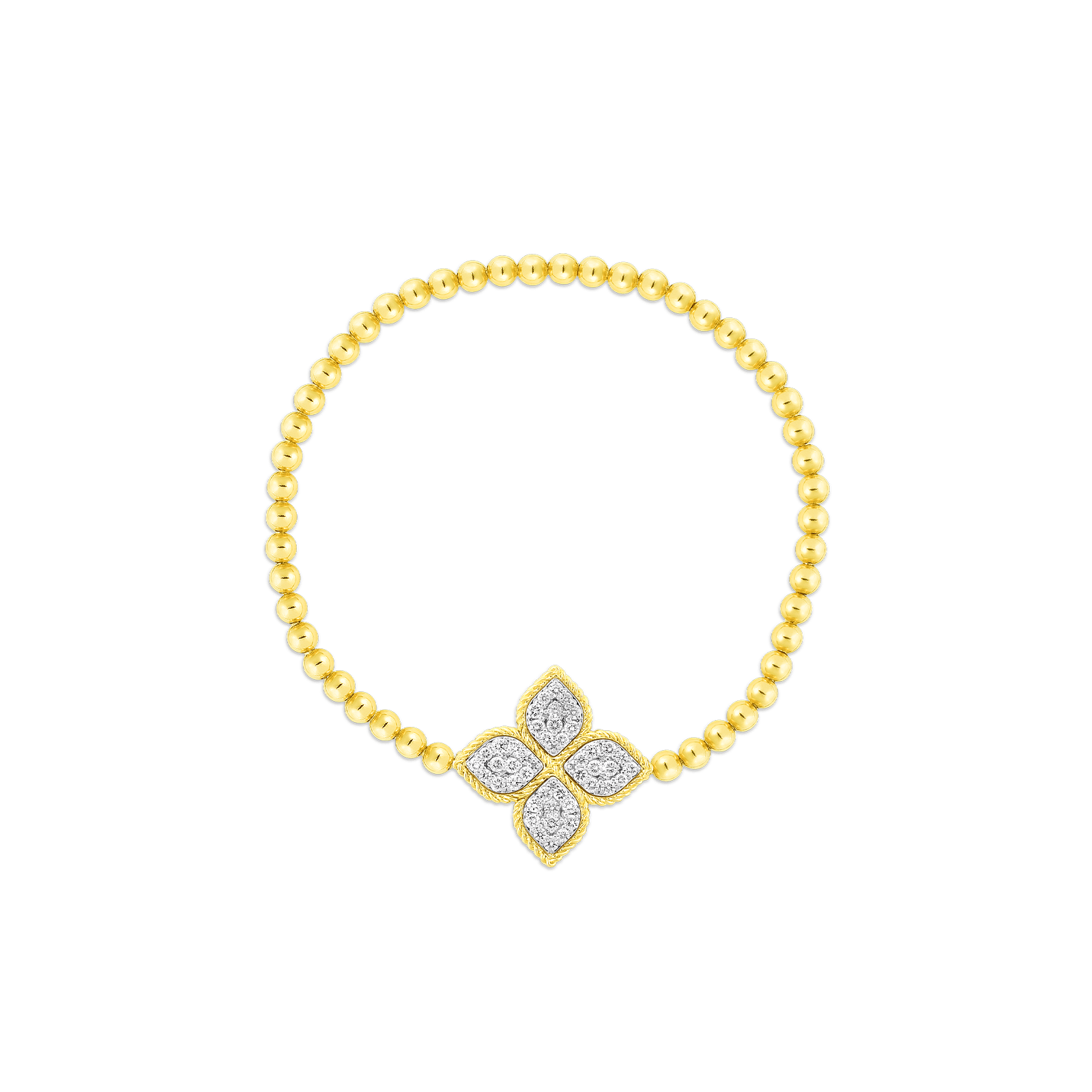 Brazalete roberto coin princess flower diamantes