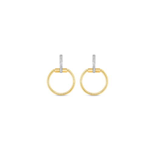 aretes roberto coin classica parisienne oro amarillo 882383ajerx