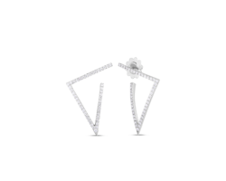 aretes roberto coin classic diamond 8882982awerx