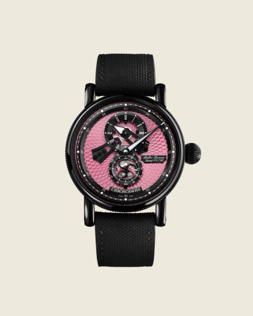 Reloj Chronoswiss Flying Regulator Open Gear Pink Panther CH-8755-PIBK