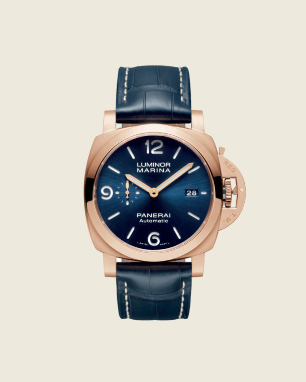 reloj panerai luminor marina goldtech pam01112