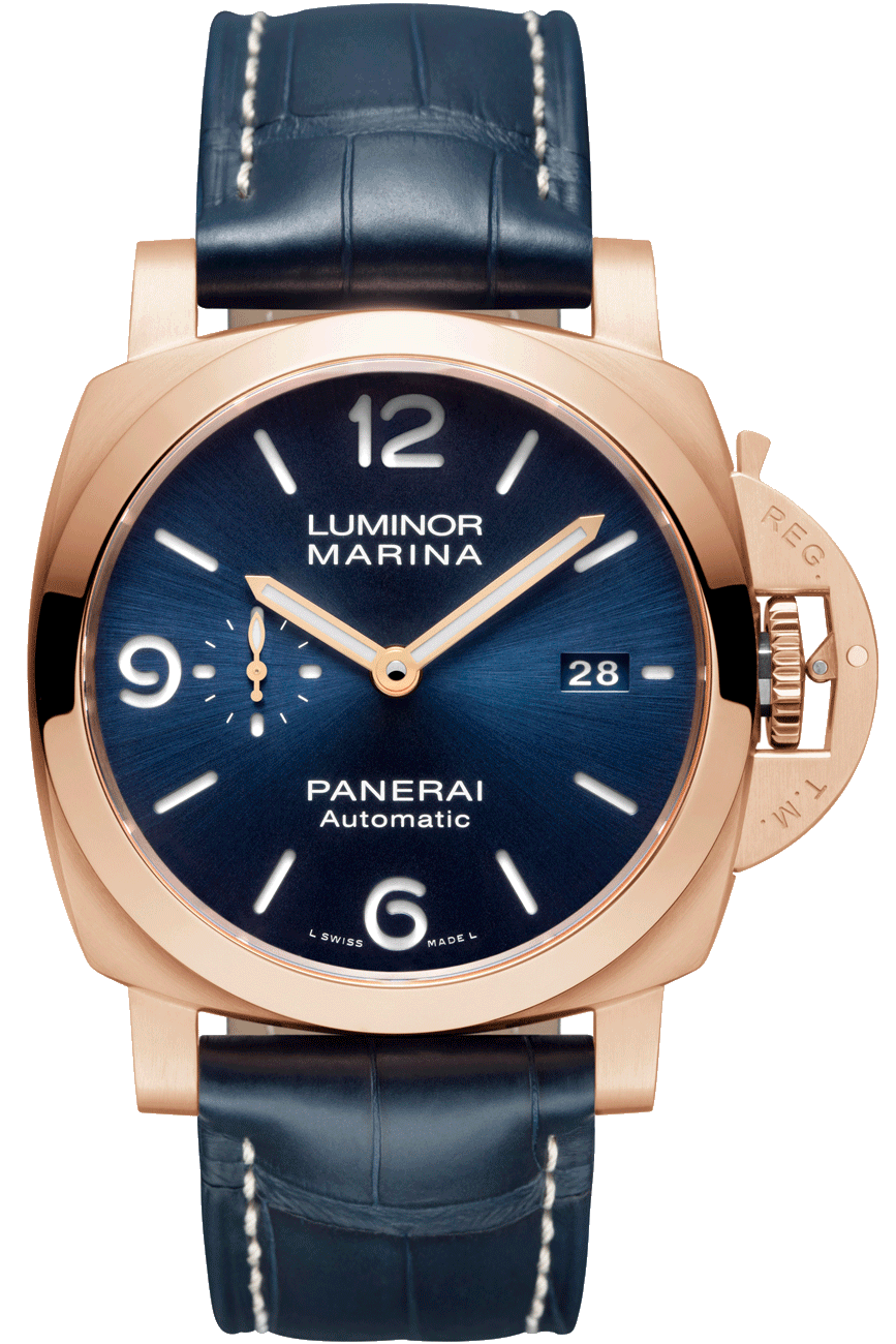 reloj panerai luminor marina goldtech pam01112