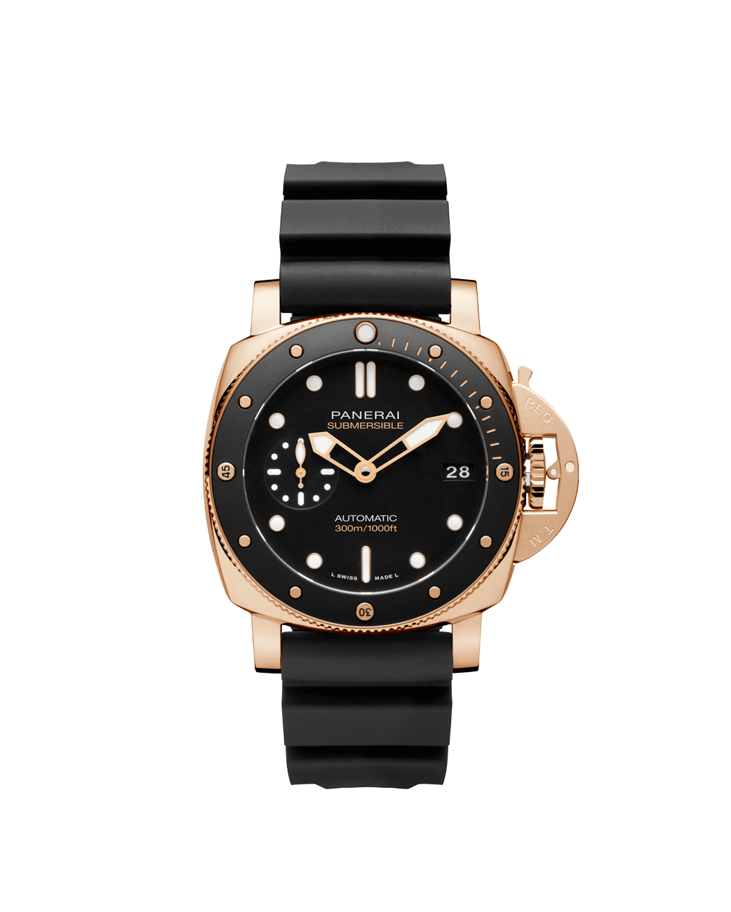 reloj panerai submersible goldtech pam01164