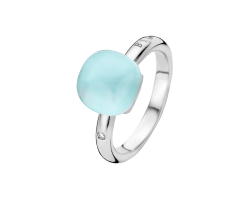 anillo bigli mini sweety rock crystal blues 20R88Wcrmptu