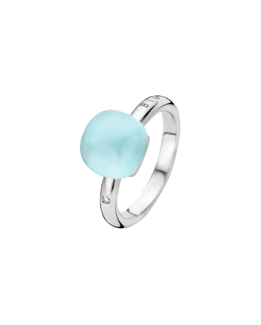 anillo bigli mini sweety rock crystal blues 20R88Wcrmptu