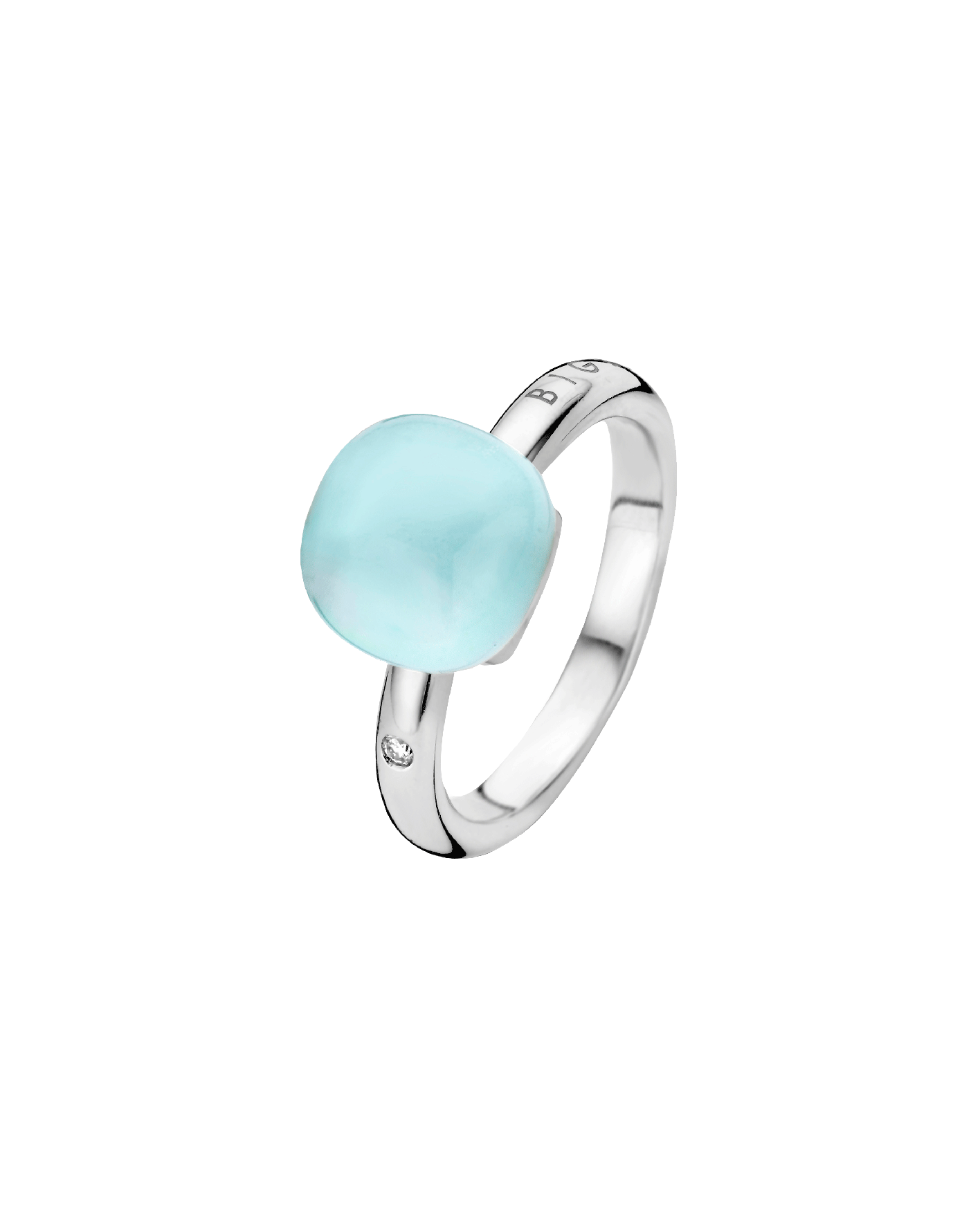 anillo bigli mini sweety rock crystal blues 20R88Wcrmptu