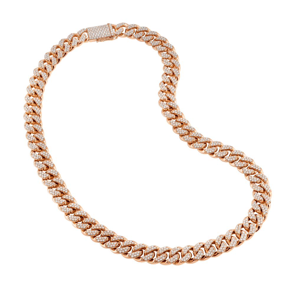 Collar Peyrelongue en rosa con diamantes | Peyrelongue