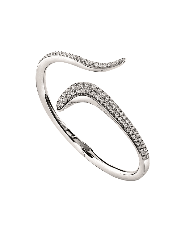 brazalete damiani eden oro blanco diamantes 20063170