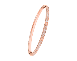 brazalete damiani d side oro rosa diamantes 20086872