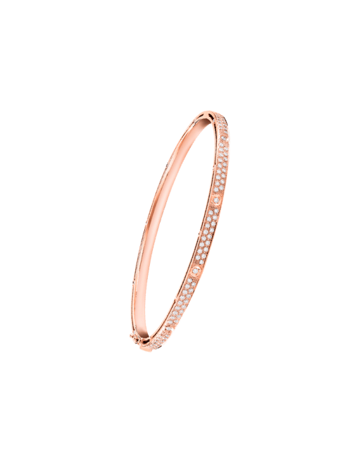 brazalete damiani d side oro rosa diamantes 20086872