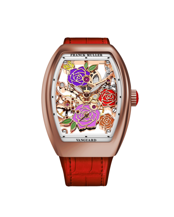 reloj franck muller vanguard skeleton rose V 32 S6 SQT ROSE (RG)