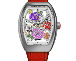 reloj franck muller vanguard rose skeleton V 32 S6 SQT ROSE (RG)