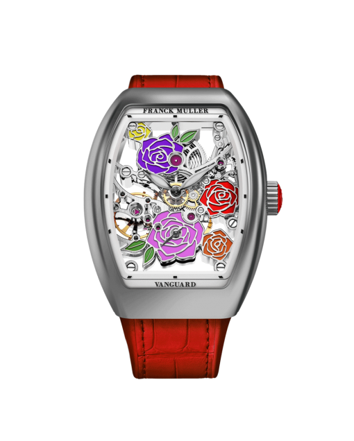 reloj franck muller vanguard rose skeleton V 32 S6 SQT ROSE (RG)