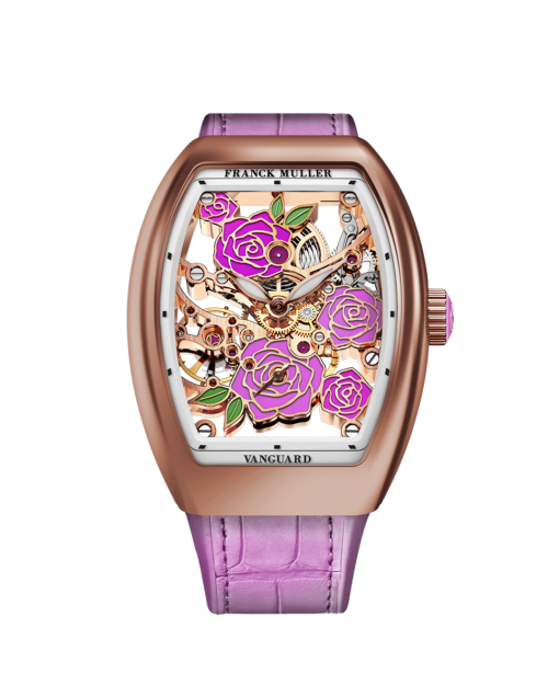 reloj franck muller vanguard rose skeleton V 32 S6 SQT ROSE (RS) 5N