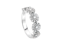 anillo damiani margherita oro blanco diamantes