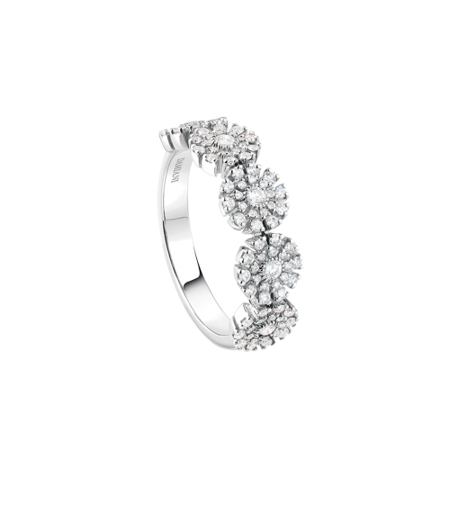 anillo damiani margherita oro blanco diamantes