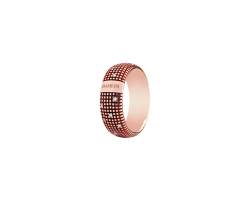 anillo damiani metropolitan oro rosa diamantes