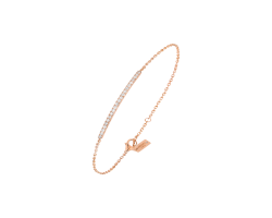 Brazalete Gatsby en oro rosa Messika