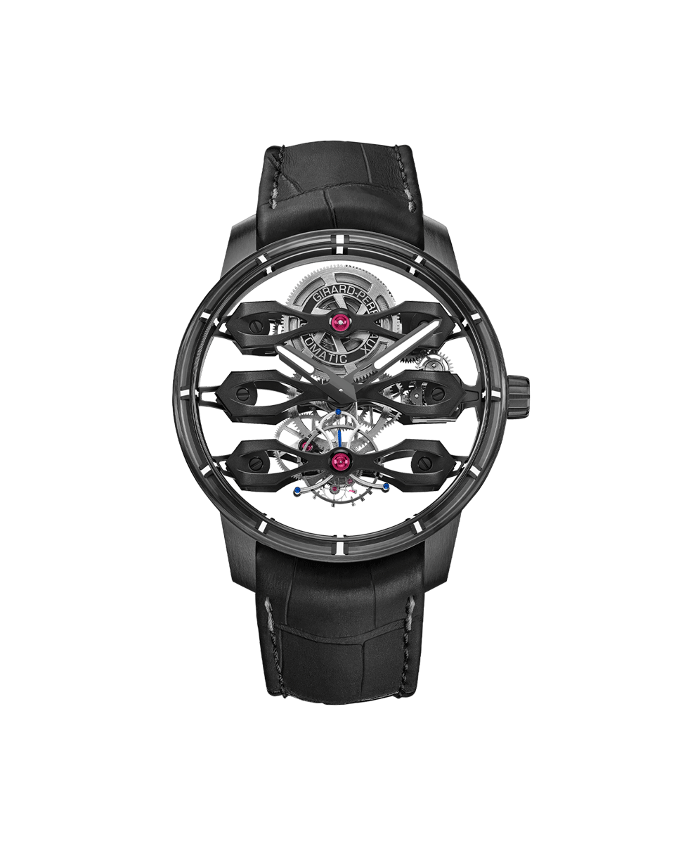 reloj girard perregaux tourbillon with three flying bridges aston martin edition