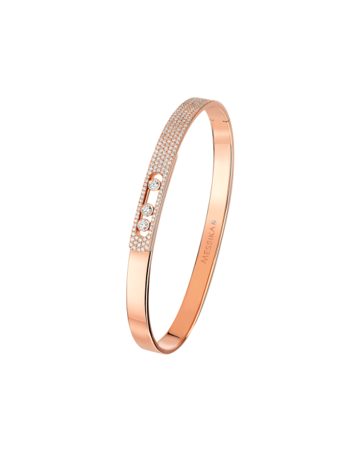 brazalete messika move noa oro rosa pave