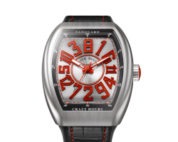 reloj franck muller vanguard crazy hours steel V 45 CH AC BR.ER