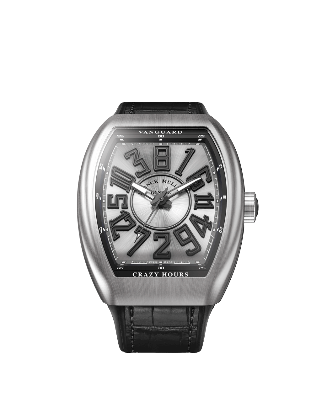 reloj franck muller vanguard crazy hours steel V 45 CH AC BR.NR