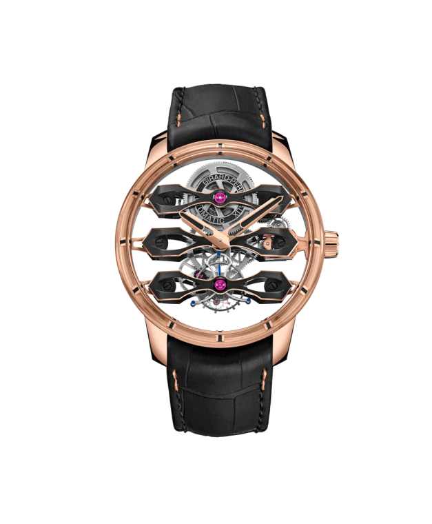 relo girard oerregaux tourbillon con tres puentes volantes 99296-52-001-BA64