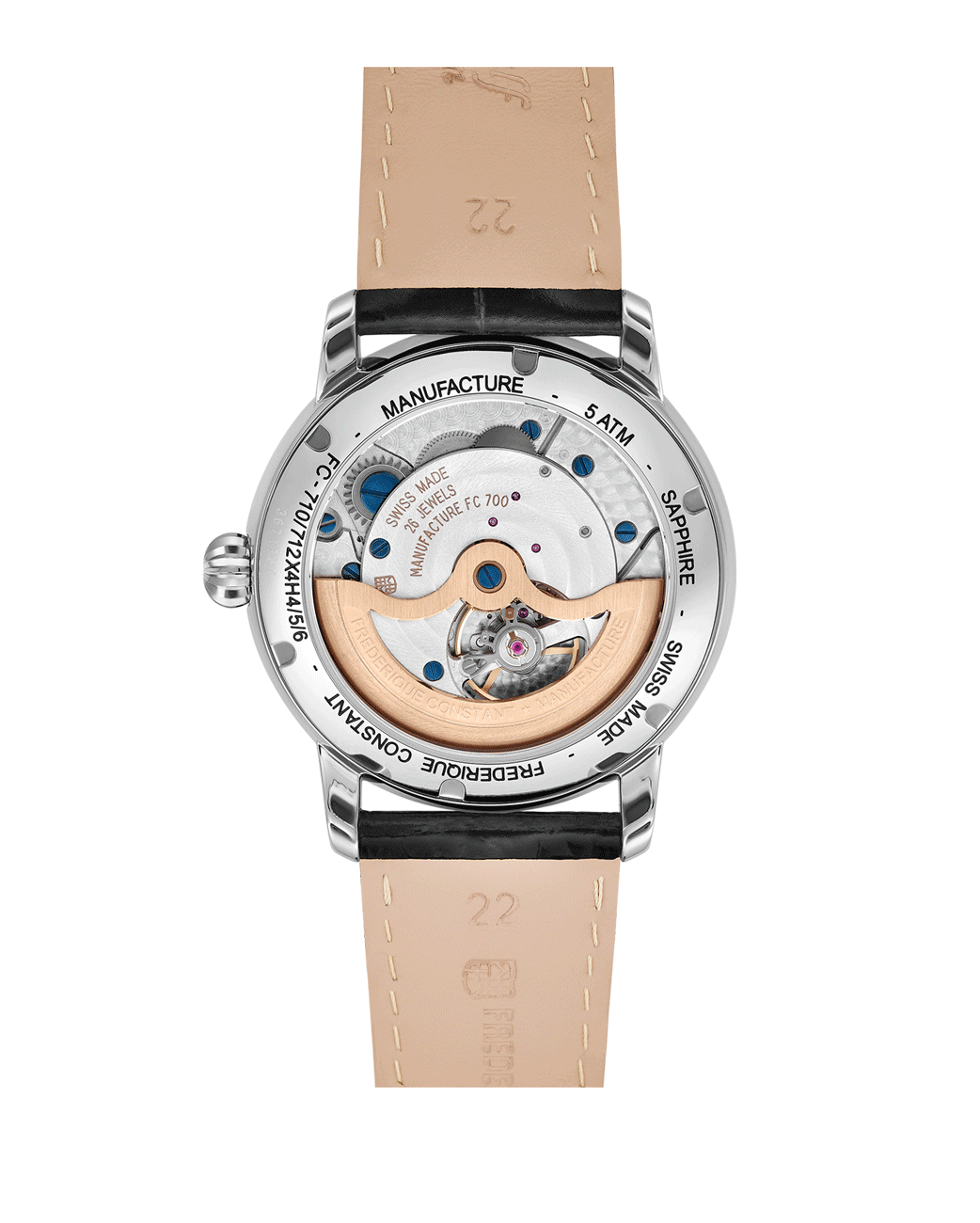 reloj frederique constant classic moonphase manufacture FC-712MS4H6