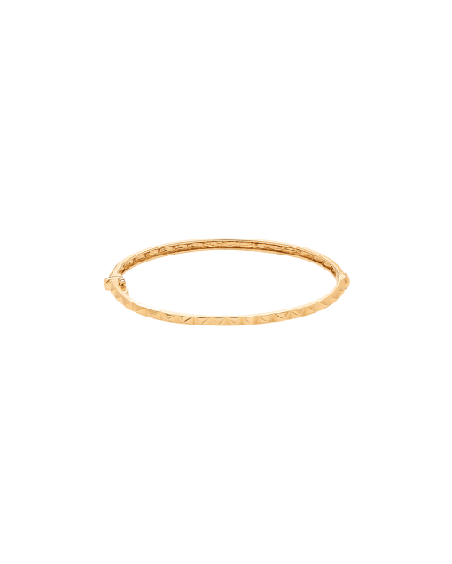 pulsera rigida peyrelongue de oro rosa 18K