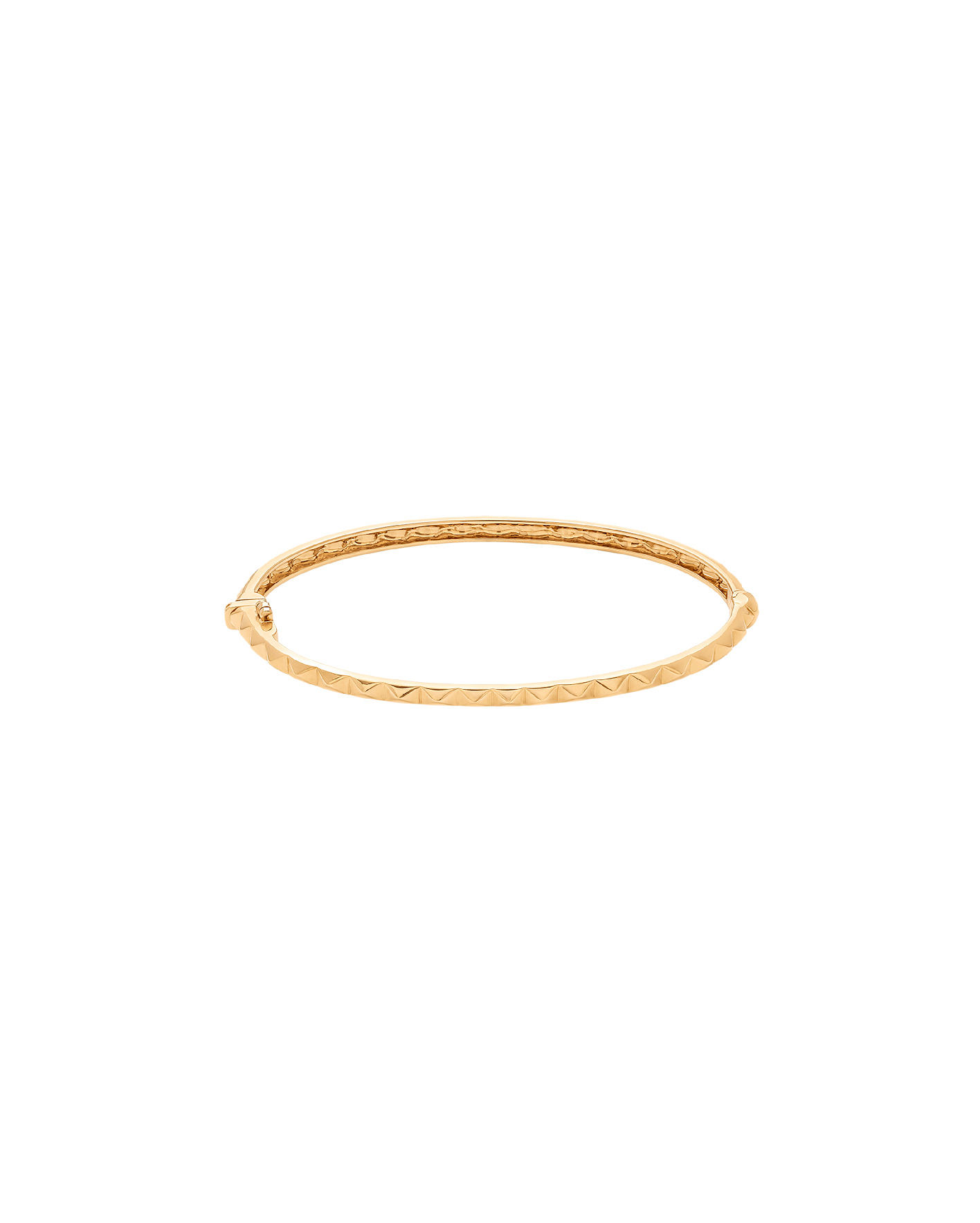 pulsera rigida peyrelongue de oro rosa 18K